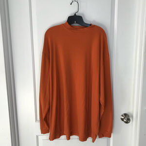 Cotton Reel Men’s Orange Long Sleeve  2XLT
